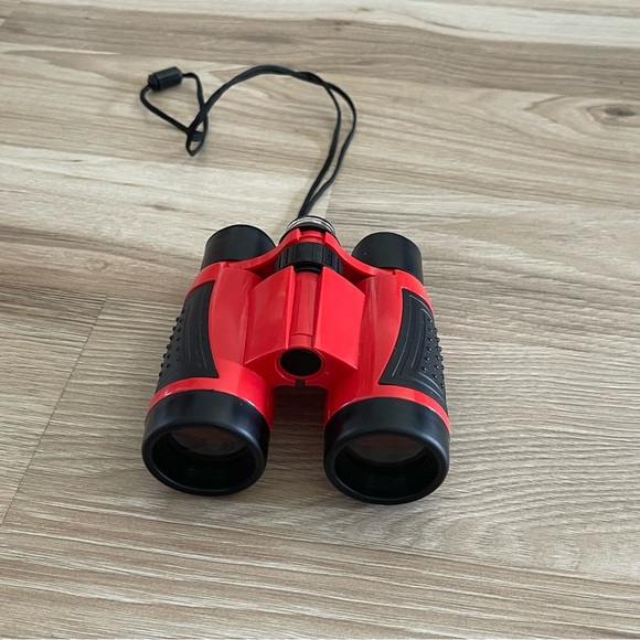 Other - Red Binoculars for Outdoor Adventures